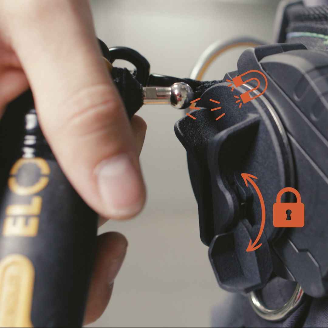 REELOQ Werkzeugsicherung inkl. Holster SET