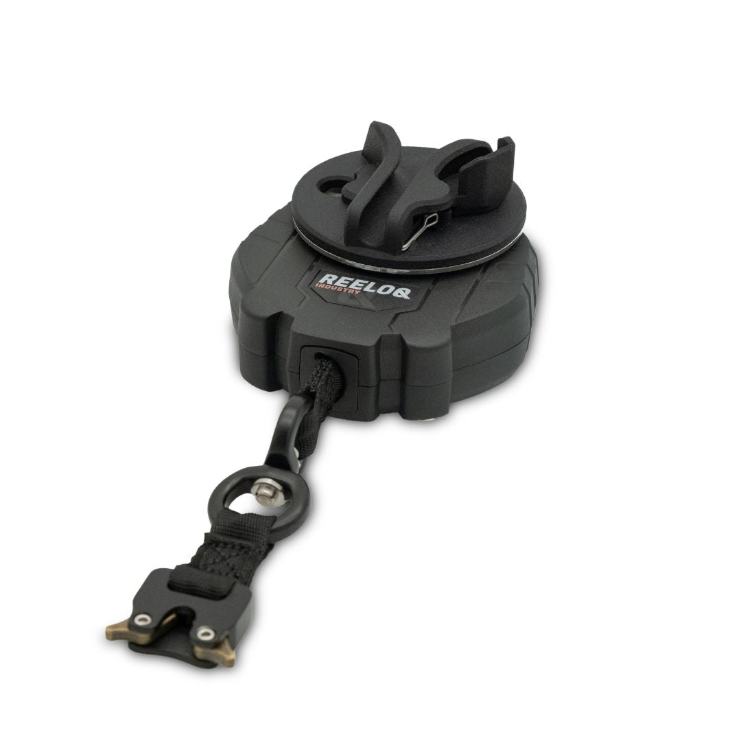 REELOQ tool safety device including holster